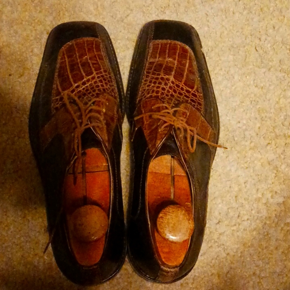 David Eden genuine lizard and crocodile